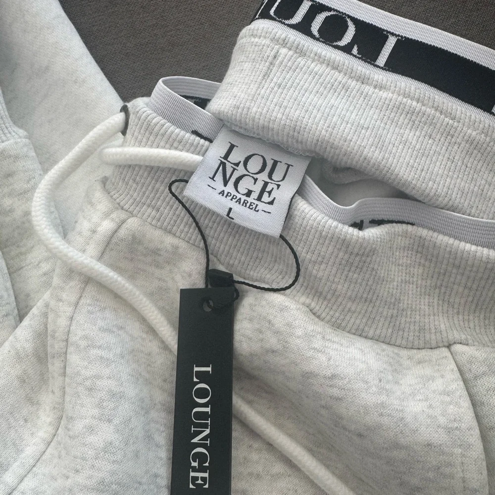 Lounge Women's Light Gray Hoodie & Sweatpants Set - Picture 3 of 7